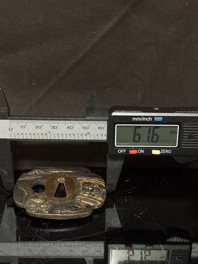 時代 古作 金銀象嵌 金象嵌 鍔 2点 武具 闘争具