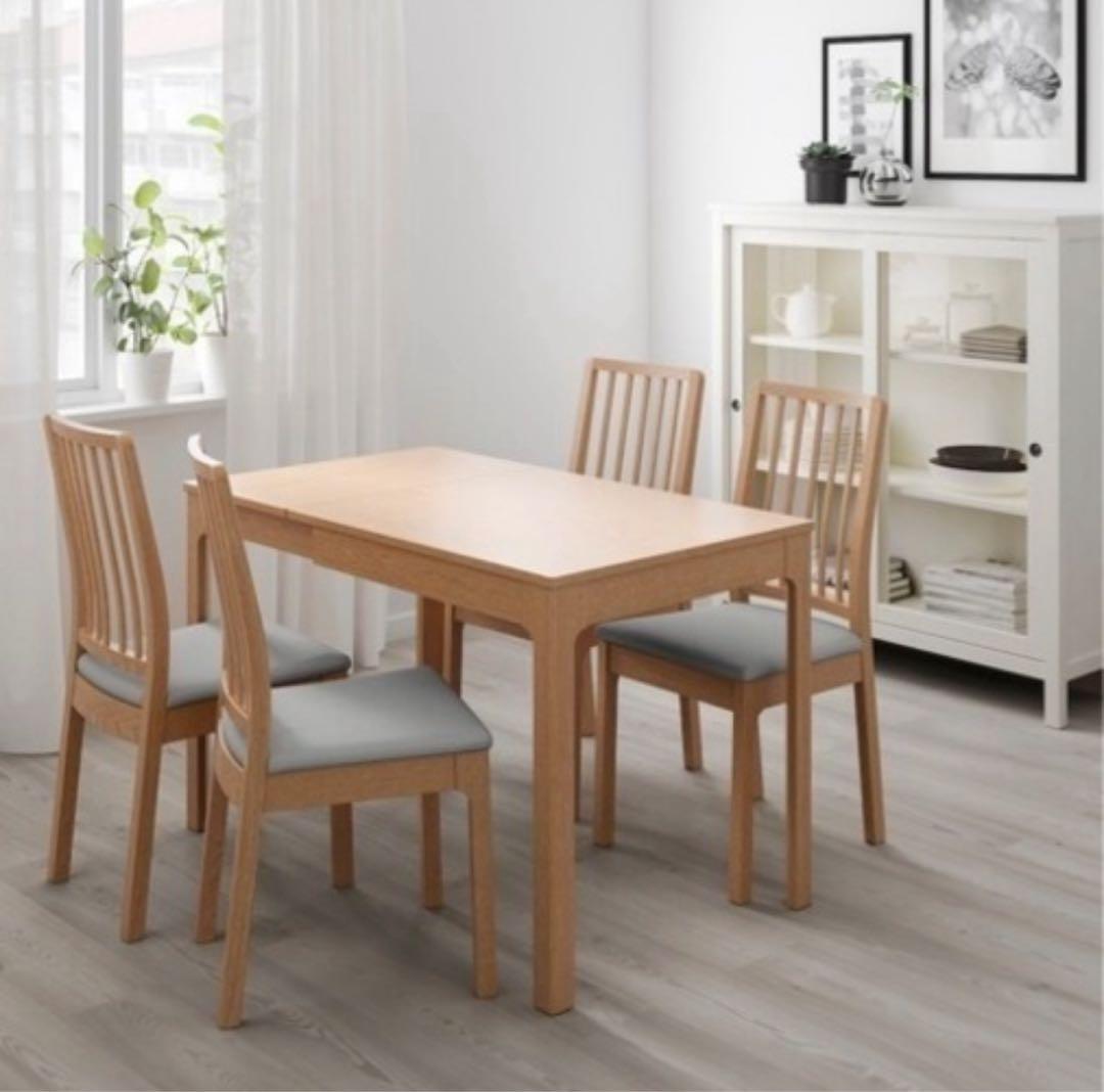 【美品★サイズ調整可能】ダイニングテーブル IKEA 2〜4人掛け