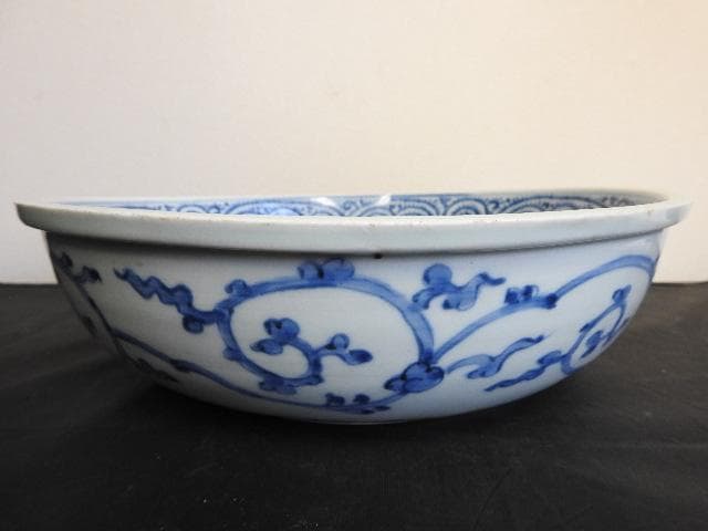 伊万里蛸唐草鉢　江戸時代　MA500