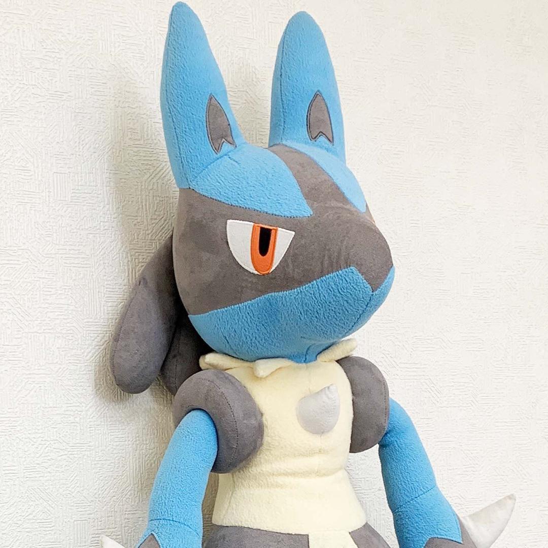 【ポケモン】ルカリオ 等身大　ぬいぐるみ