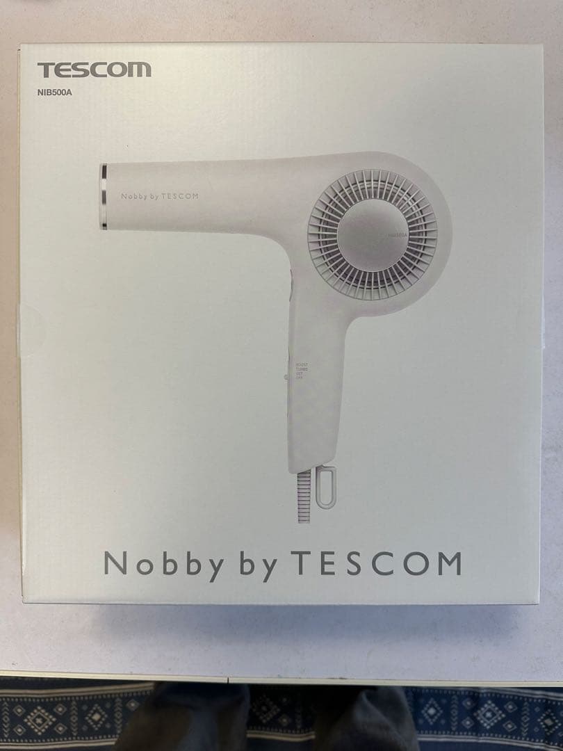ヘアドライヤー Nobby by TESCOM NIB500A-W WHITE