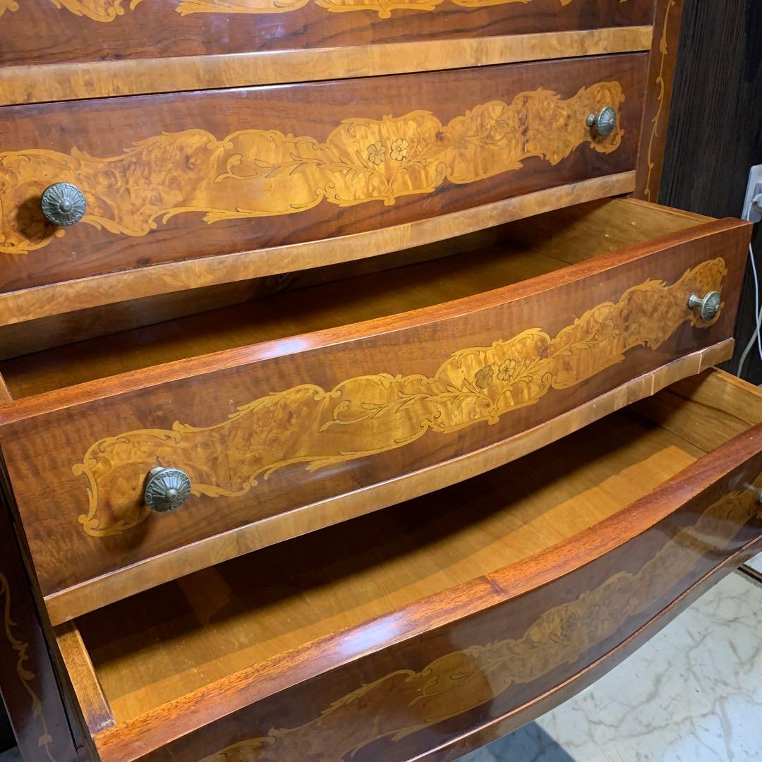 イタリア　アンティーク　象嵌