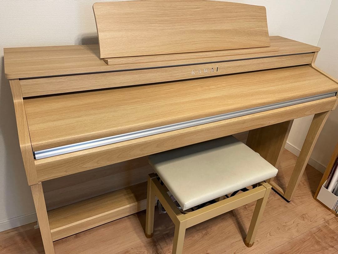 KAWAI カワイ 電子ピアノ CA49 LO 22年製　【木製鍵盤・椅子付き】