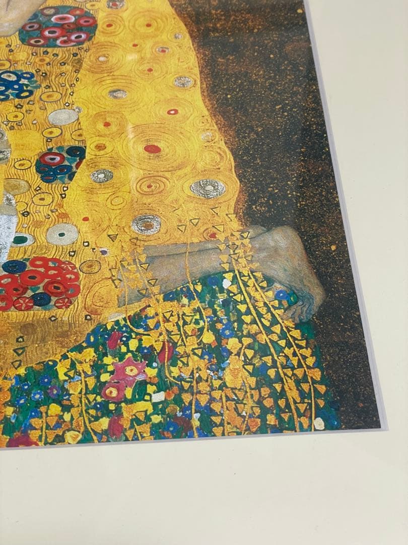 グスタフ・クリムト 接吻 フレーム付き