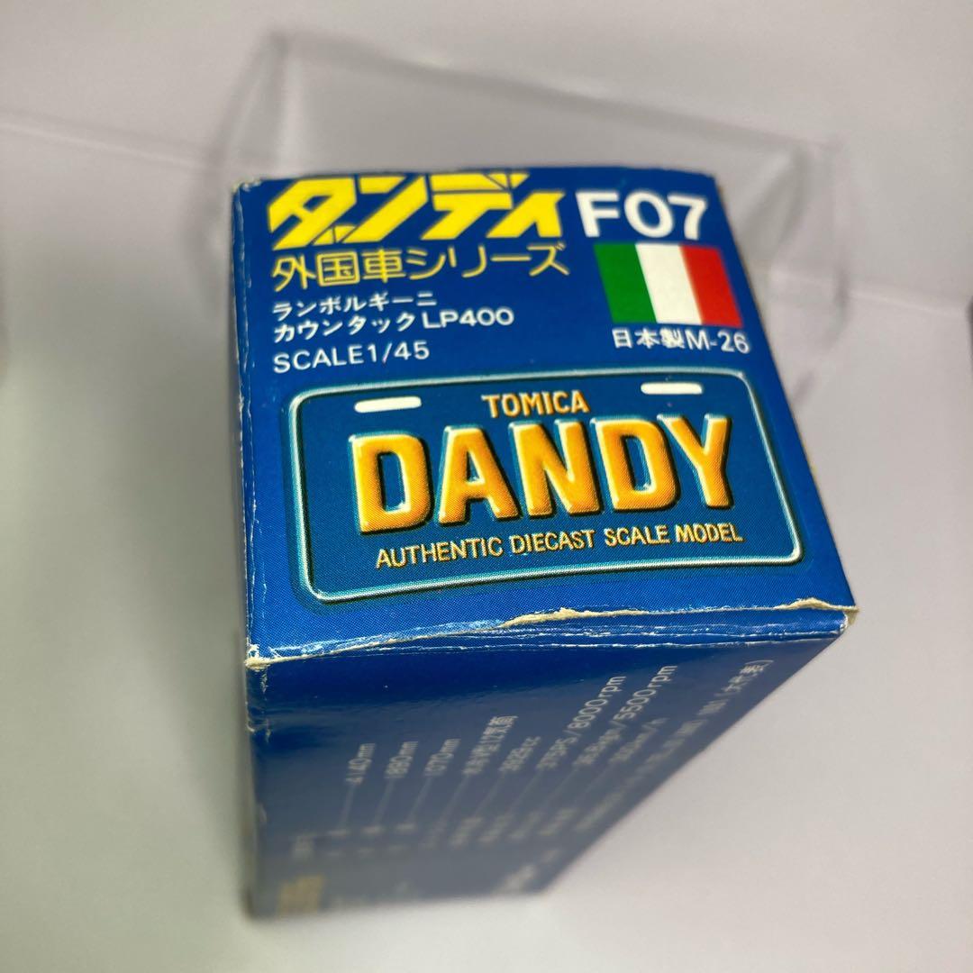 ★トミカダンディ★F07 ランボルギーニカウンタック LP400 日本製 レッド