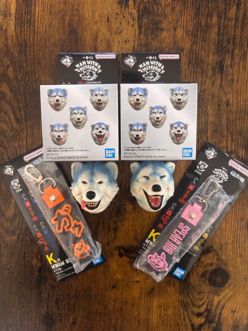 一番くじマンウィズ15周年マグネット&ちゃーむman with a misson