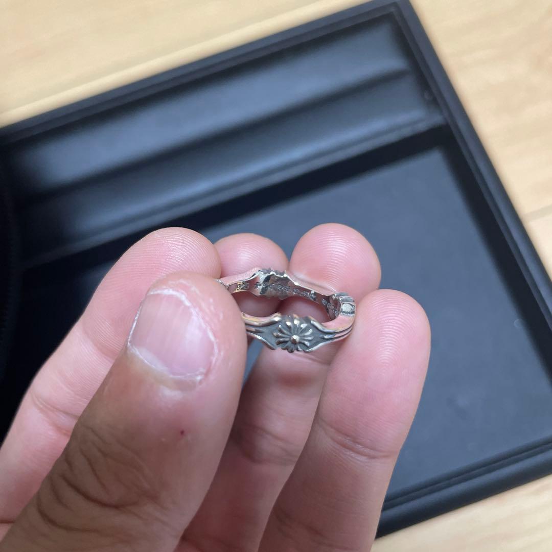 P*m様 クロムハーツ フィッシュボーンリング　10.5号　スターリングシルバー