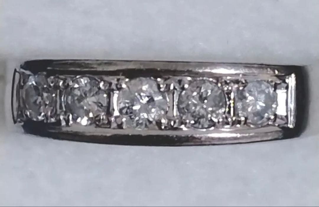 Pt900 プラチナ リング　ダイヤモンド0.3ct 12号　3.2g