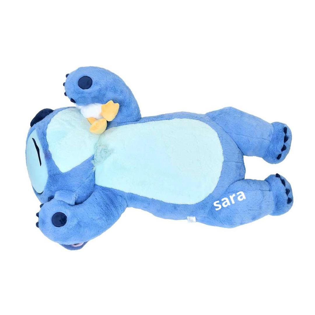 スティッチ 87cm ぬいぐるみ スーパービッグ　特大　アヒル　スティッチの日