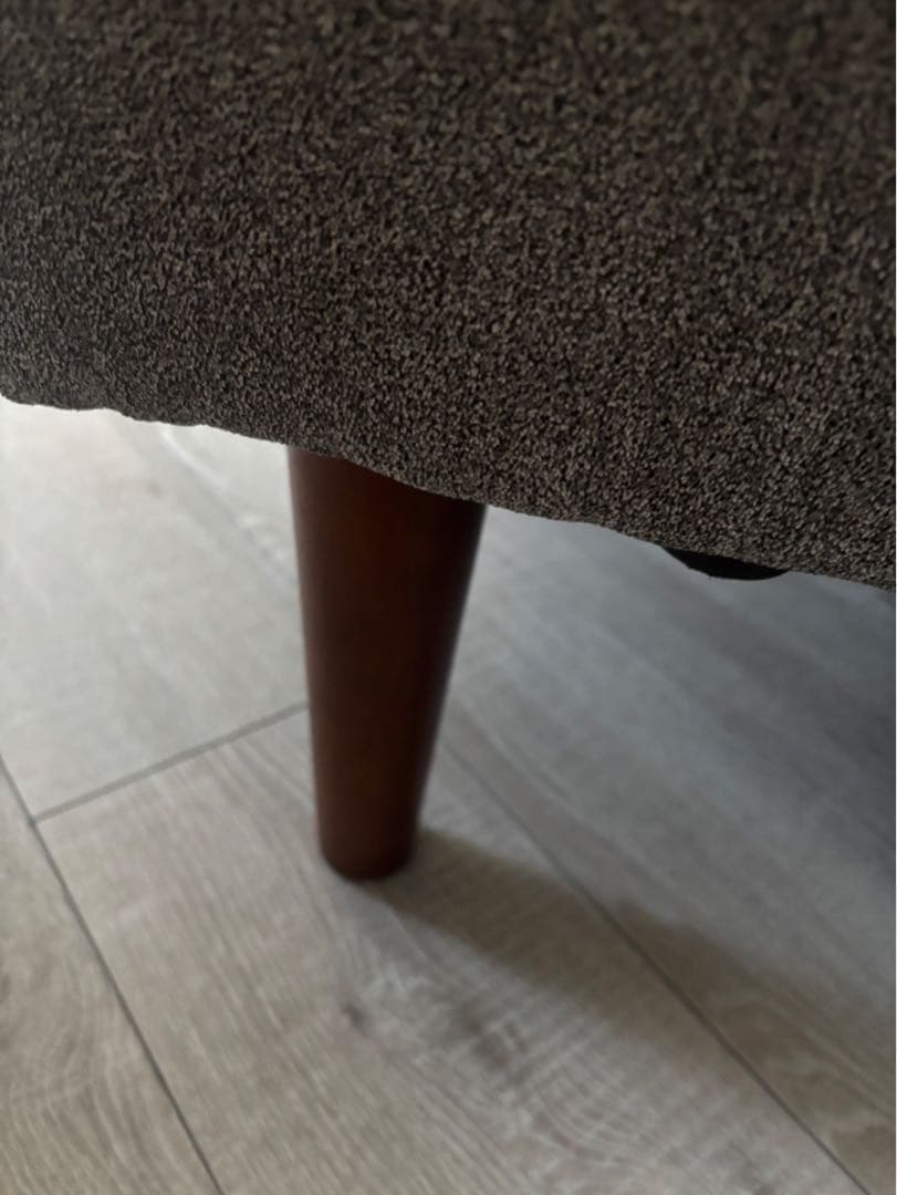 大特価!!グレー L字型ソファ 4個クッション付き