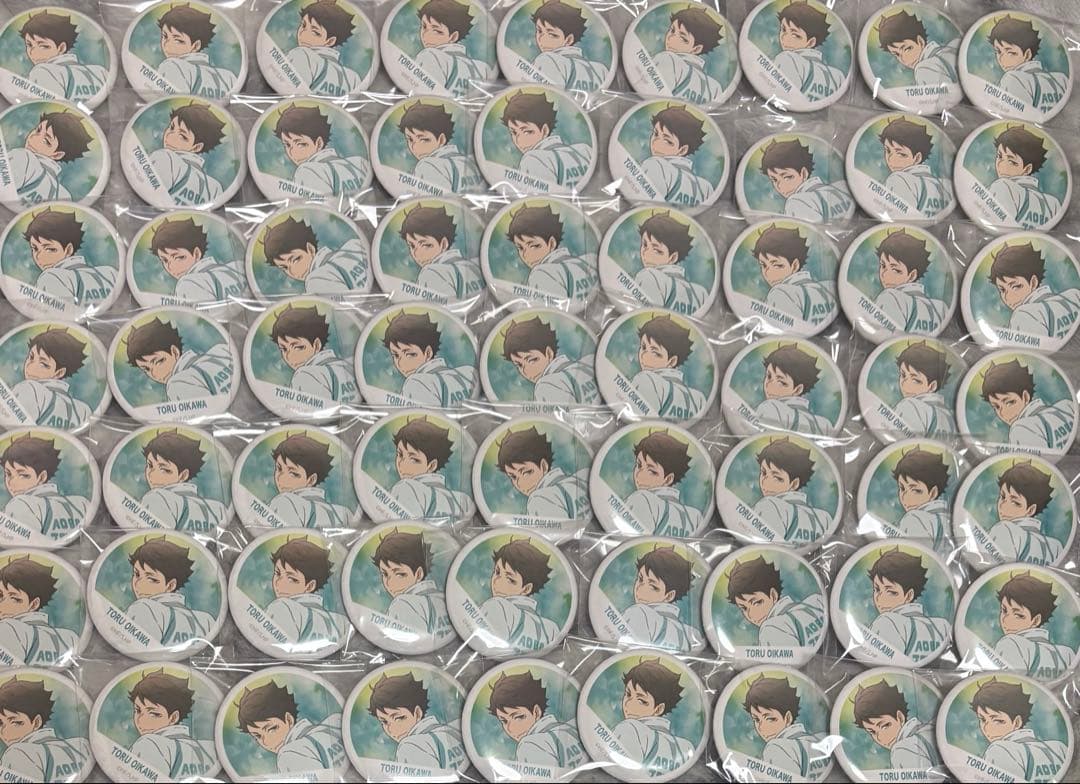 及川徹 横断幕 缶バッジ 63点