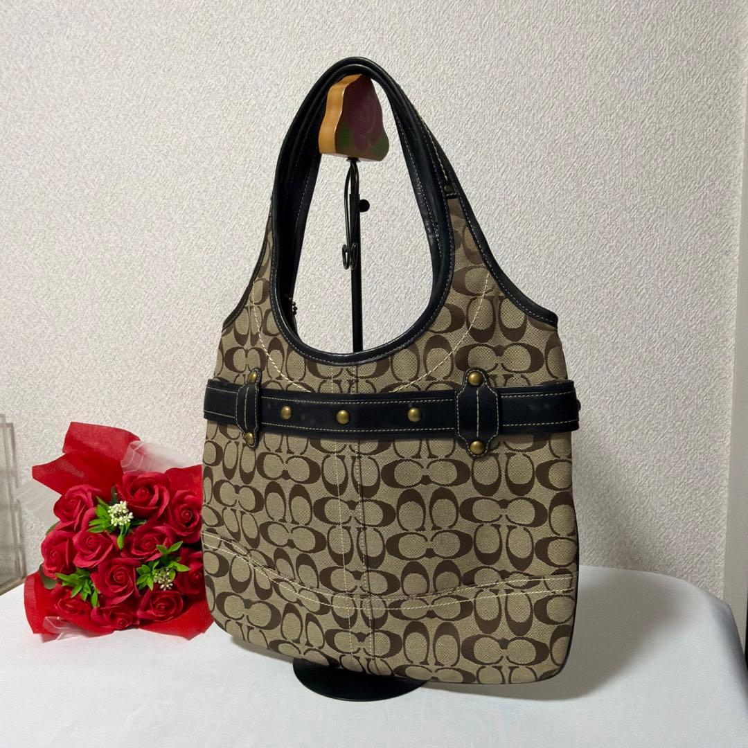 バッグ coach rare bithorse hand bag