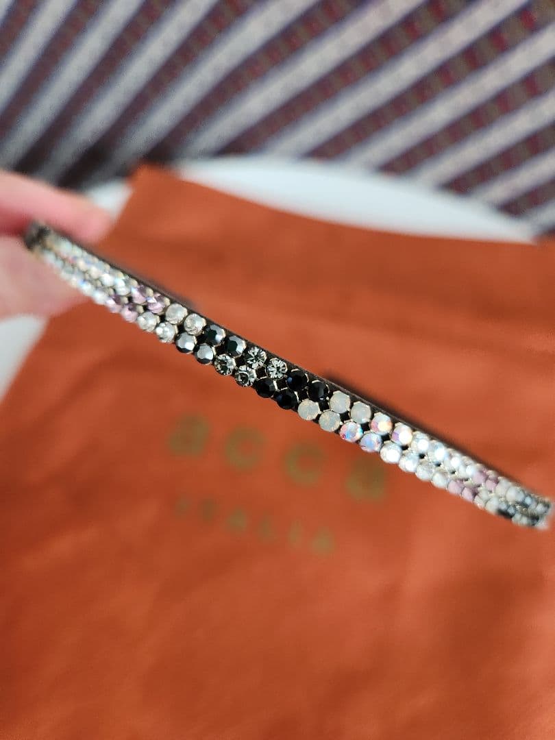 ラストセール！acca　ブリジットカチューシャ　ハンドメイド　仏製