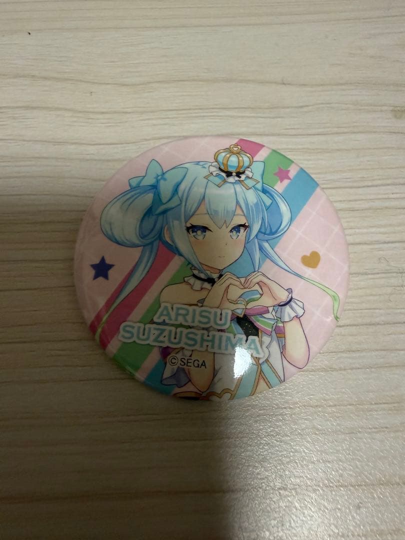 オンゲキ　珠洲島有栖　缶バッジ　6thライブ限定