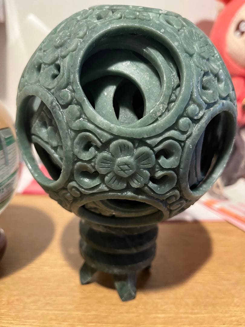 水晶玉　置き物