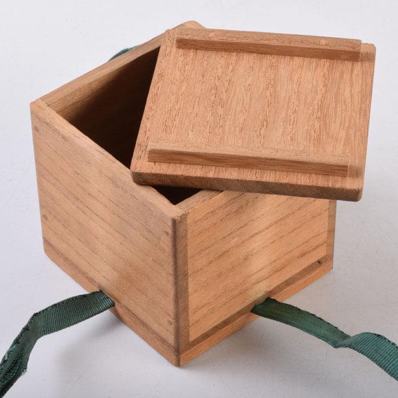 茶道具　色絵　花草文　香合　時代箱　C　8475