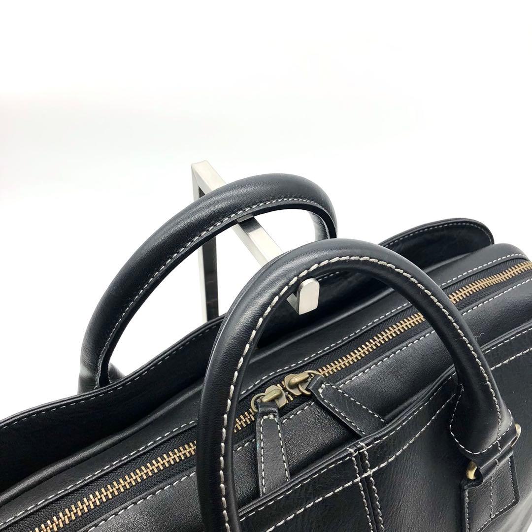 ✨美品✨土屋鞄 ビジネスバッグ 2way プロータ 3室 A4可能 防水レザー