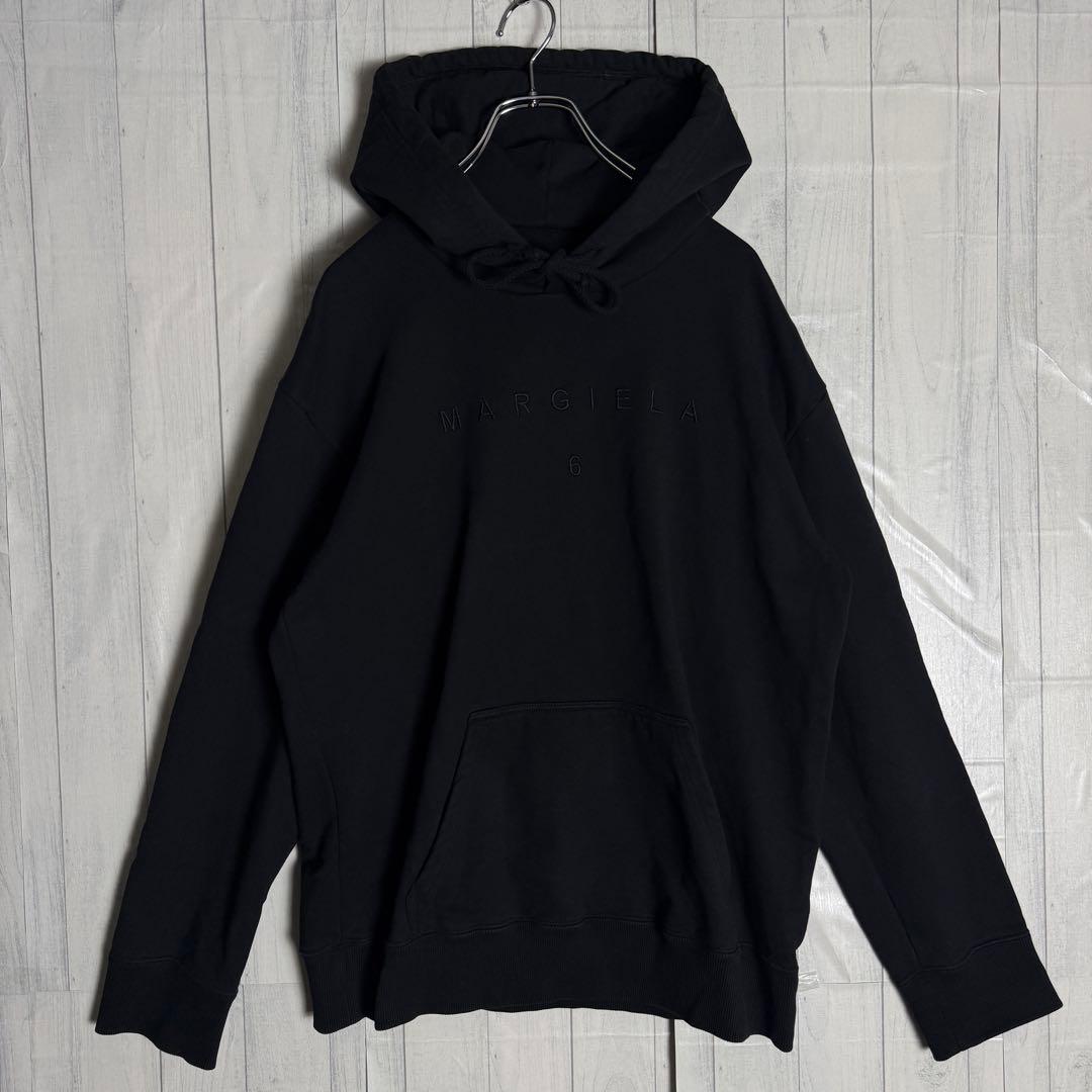 MM6 Maison Margiela プルオーバーパーカー イタリア製 刺繍