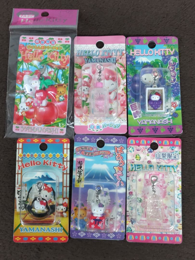 Hello Kitty ハローキティ 甲信越限定ファスナーストラップ22種セット