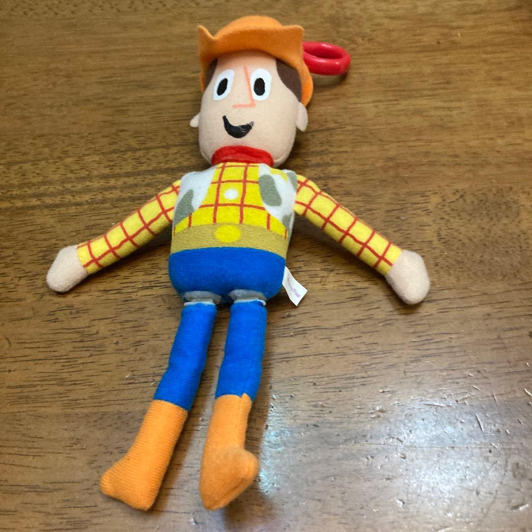 ウッディー　ぬいぐるみ　キーホルダー　足バタバタ　ギミック