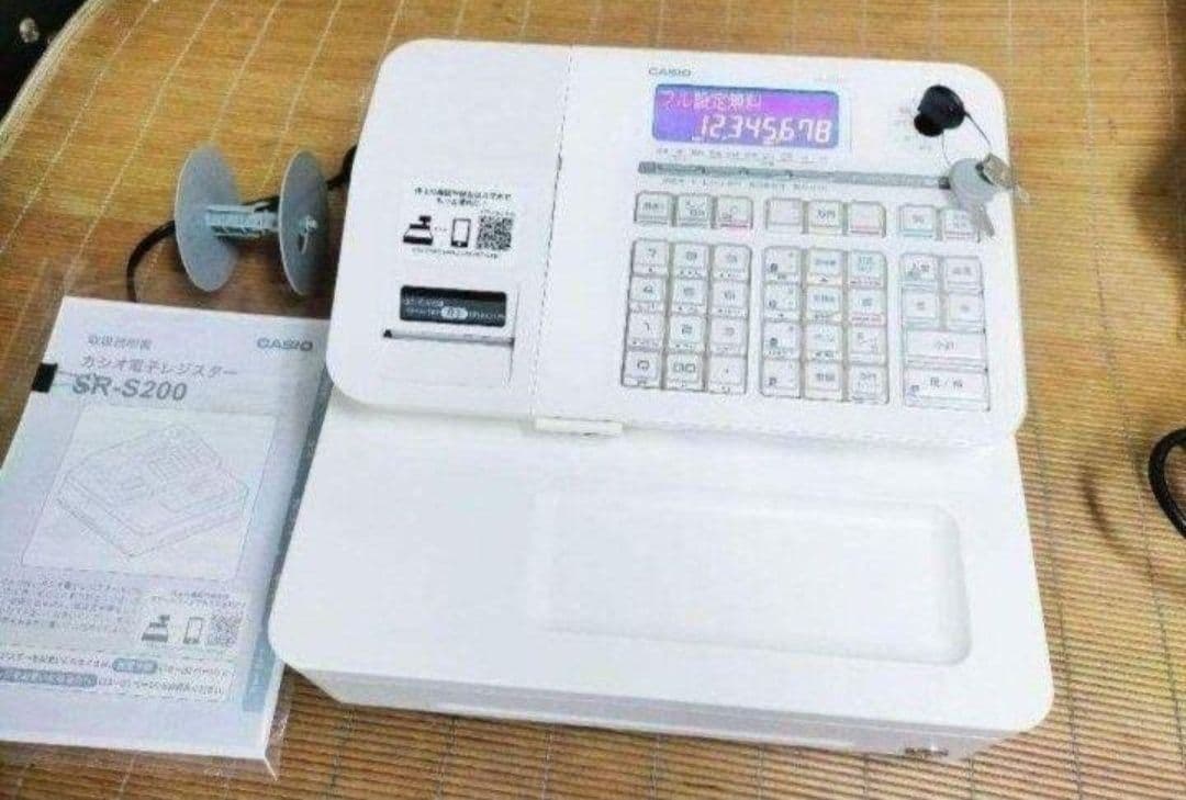 カシオレジスター　SR-S200　最新機種　スマホで設定売上管理　001983