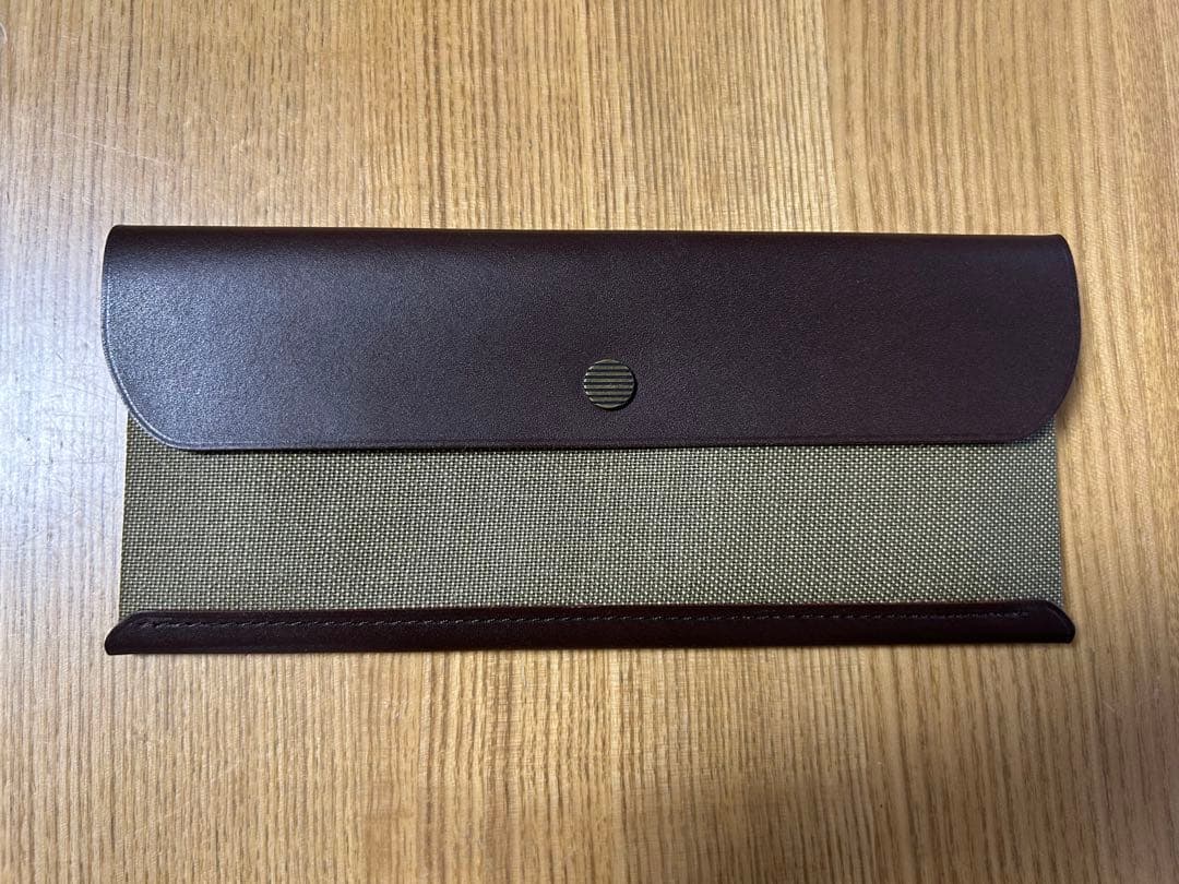 Tt　postalco ポスタルコ スナップペンケース オリーブグリーン