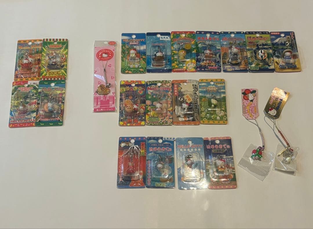 ご当地 キティ ハローキティ 根付 チャーム キーホルダー レア 都道府県 動物