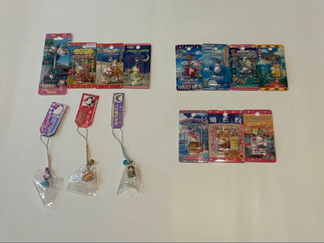 ご当地 キティ ハローキティ 根付 チャーム キーホルダー レア 都道府県 動物