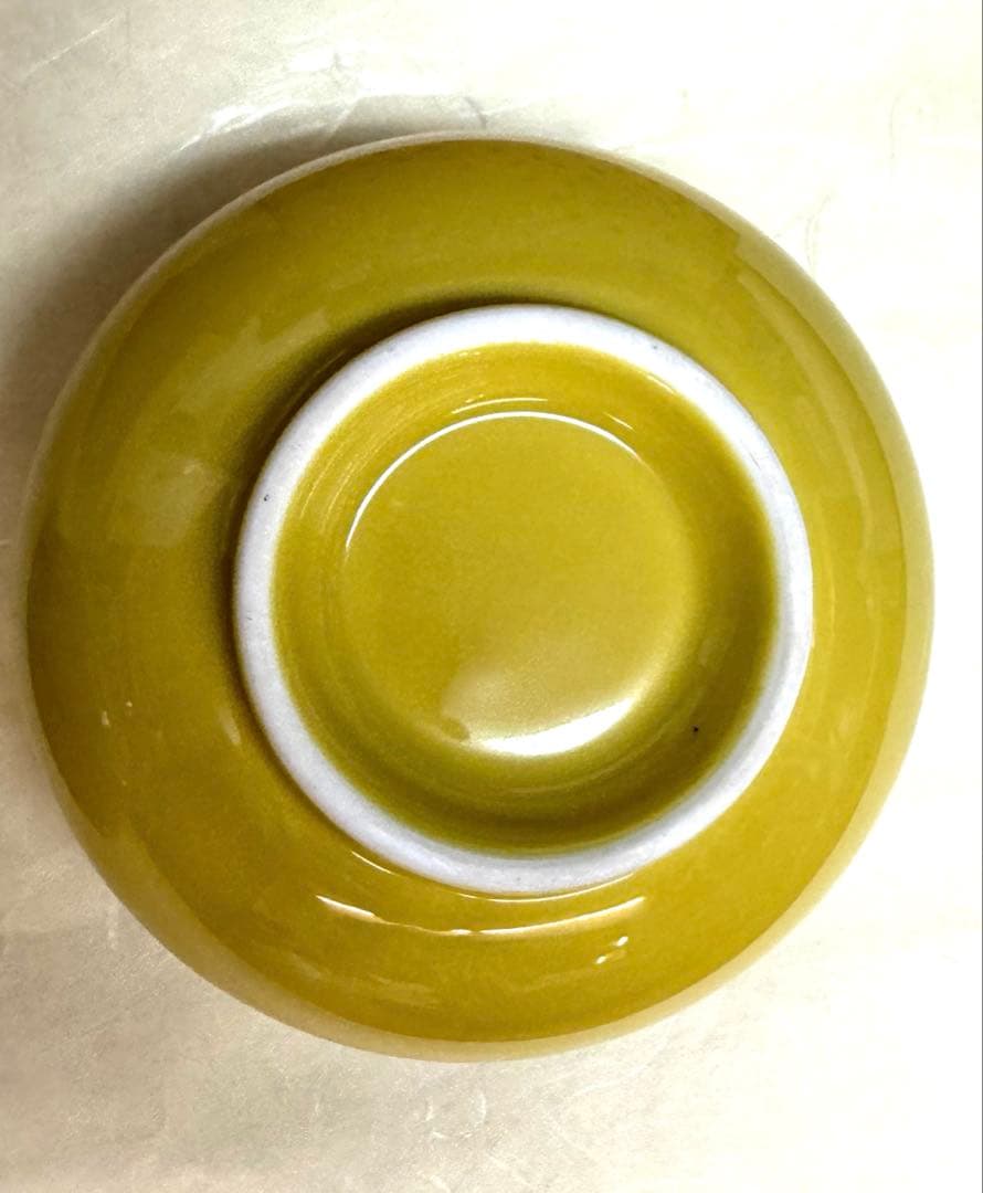 s*o様 茶盌　黄交趾　馬　中村翠嵐