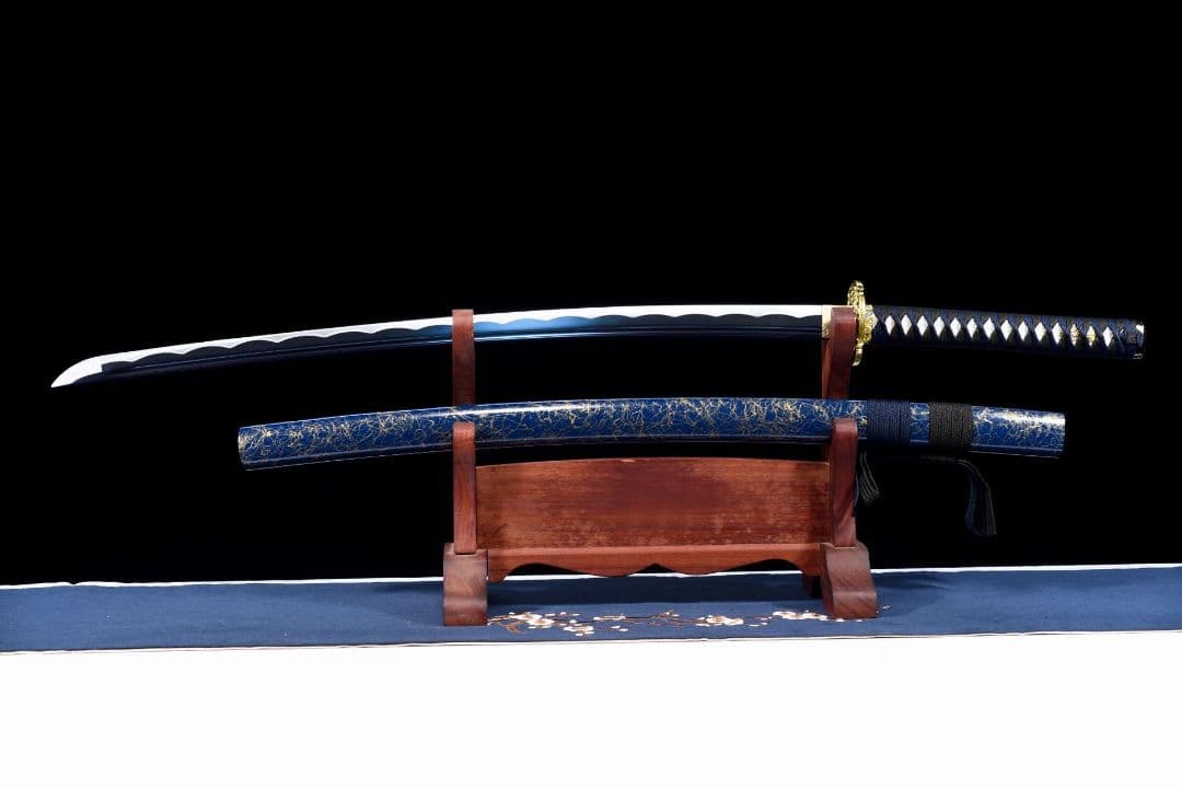 1049-武具 刀装具 日本刀　模造刀 居合刀 武士道 武蔵 鑑賞用 手鍛造打