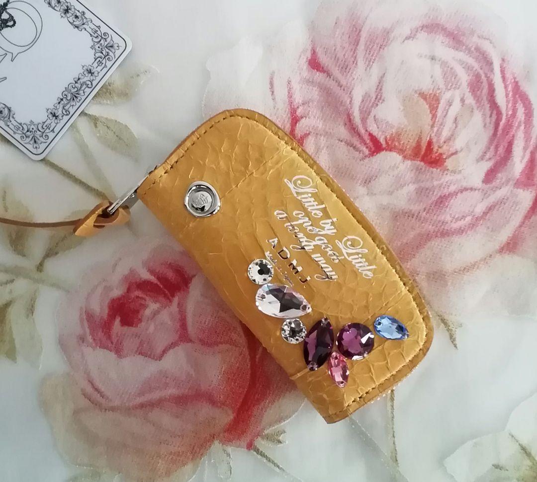 ADMJ☆スネークレザー☆スワロフスキー☆ケース☆タマミワタナベZAO