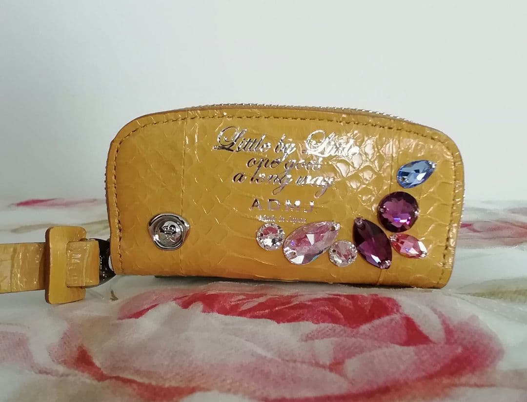 ADMJ☆スネークレザー☆スワロフスキー☆ケース☆タマミワタナベZAO