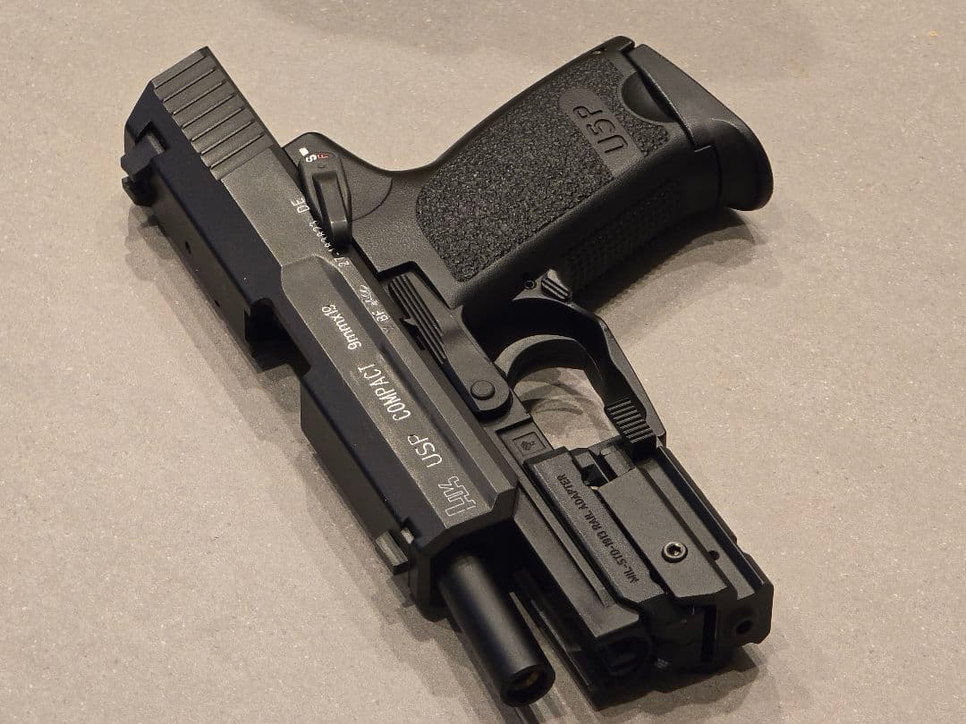 美品 東京マルイ カスタムUSP コンパクト ガスブローバック 動作確認済み