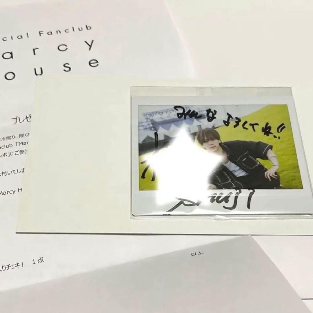 マルシィ shuji 直筆サイン入りチェキ マルシィジャンボ