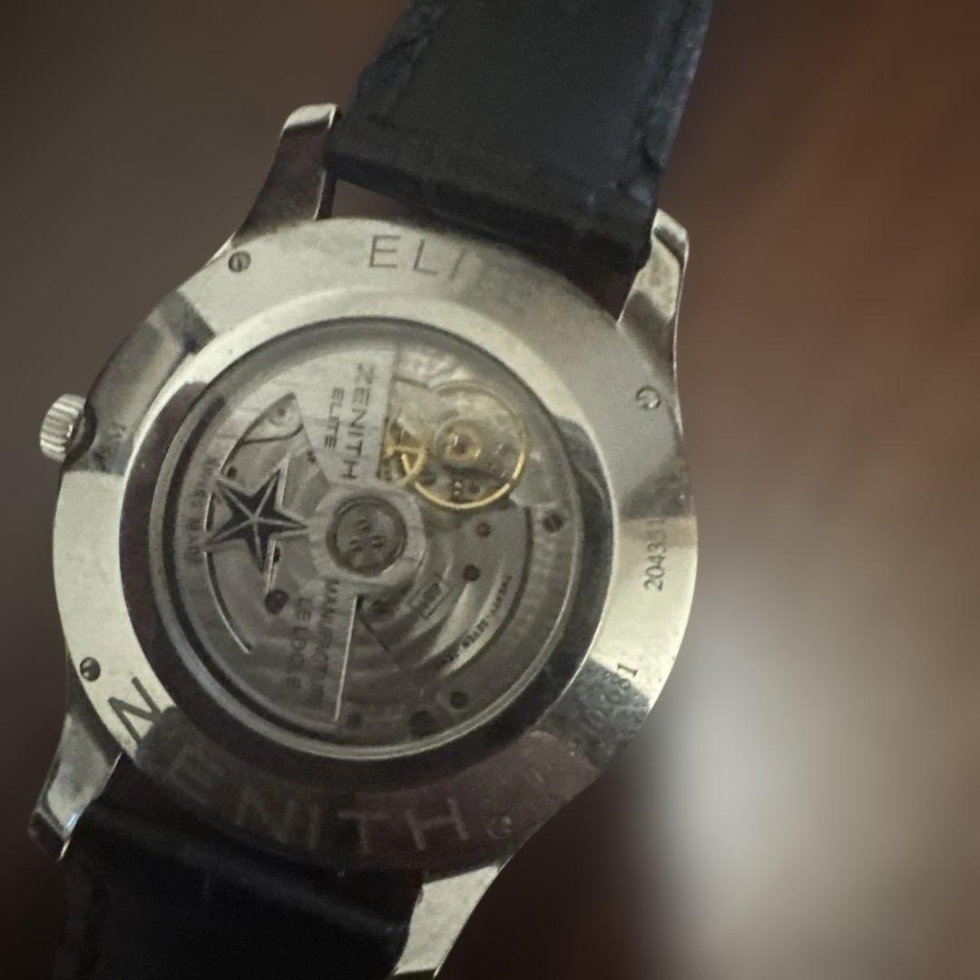 ZENITH ゼニス　ヘリテージ　エリート　ウルトラシン　シルバー