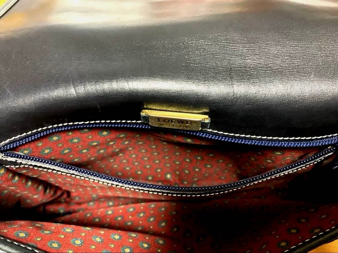 【再値下げ】 美品 LOEWE ロエベ アナグラム ショルダー レザー