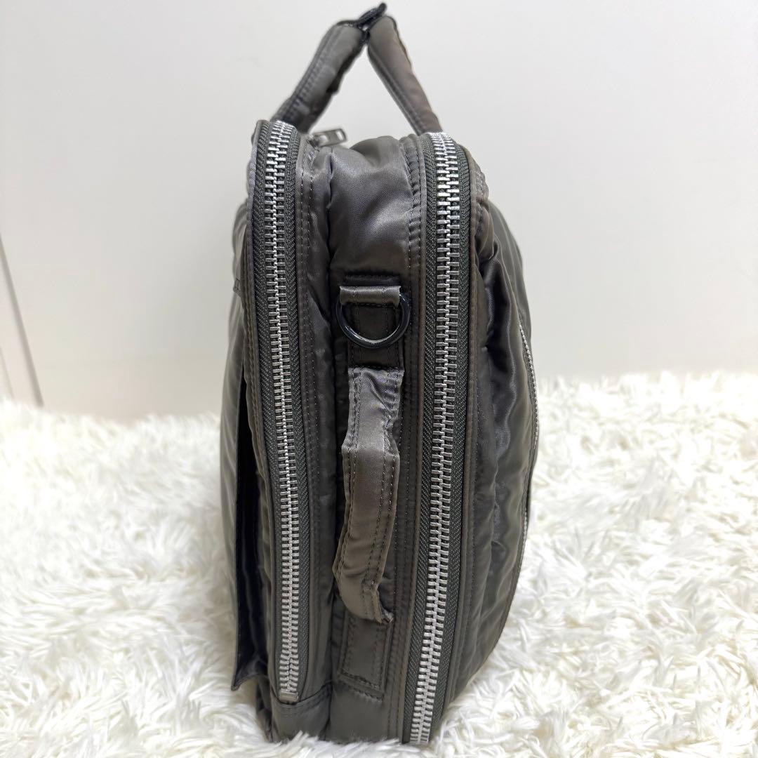 PORTER タンカー 2way ビジネスバッグ リュック　大容量　グレー