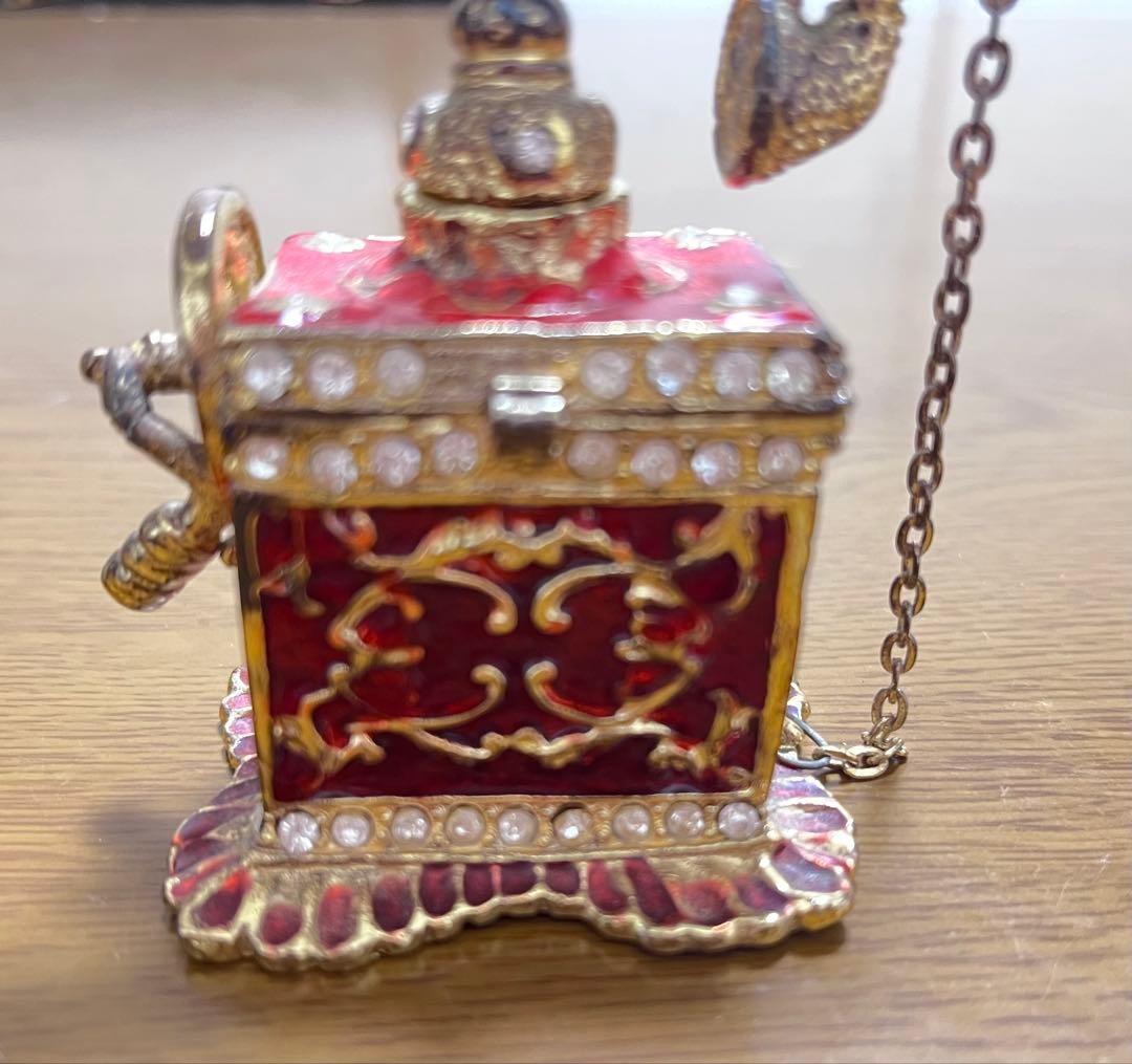 アンティーク 電話 受話器 ジュエリーボックス 小物入れ アクセサリーケース