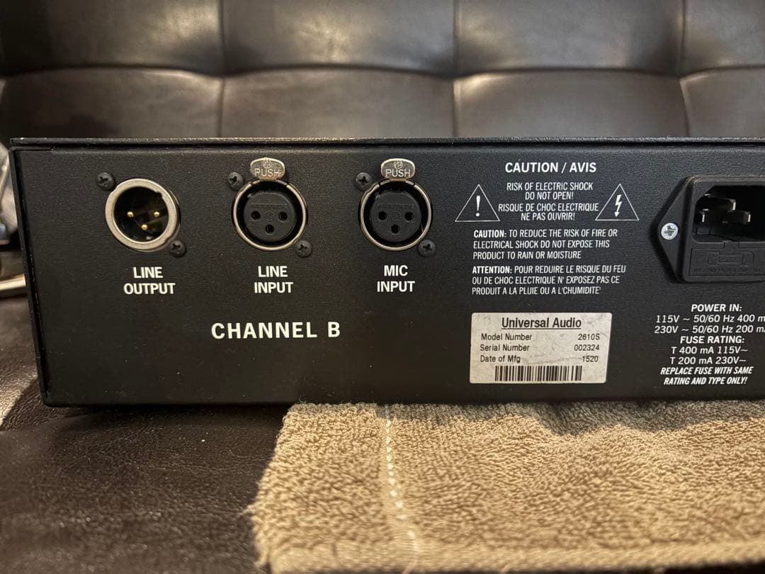 Universal Audio 2-610S 真空管マイクプリアンプ