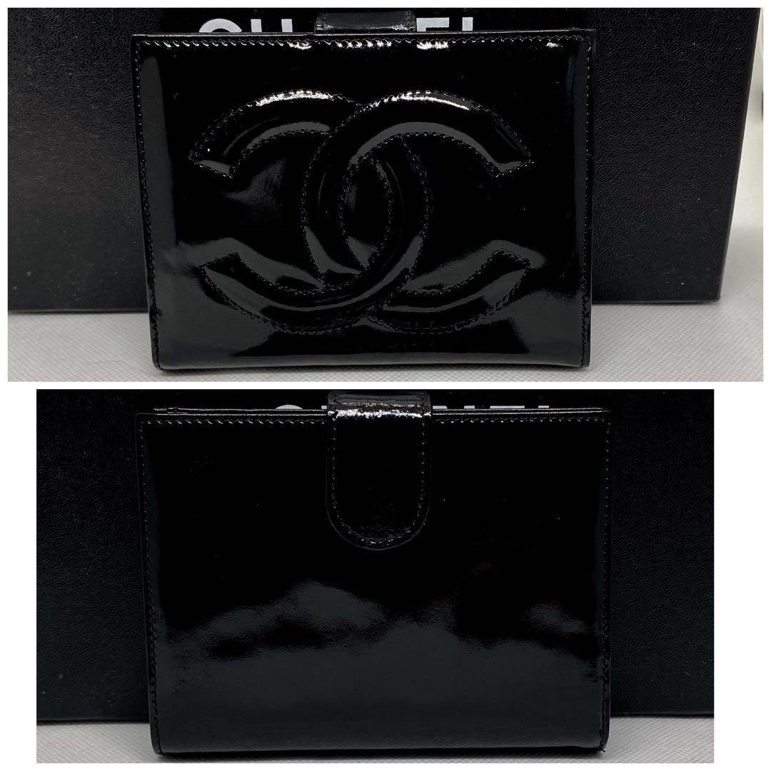 ❤️人気CHANEL❤️定価の半額以下‼️限界価格‼️CHANEL❤️折財布❤️エナメル
