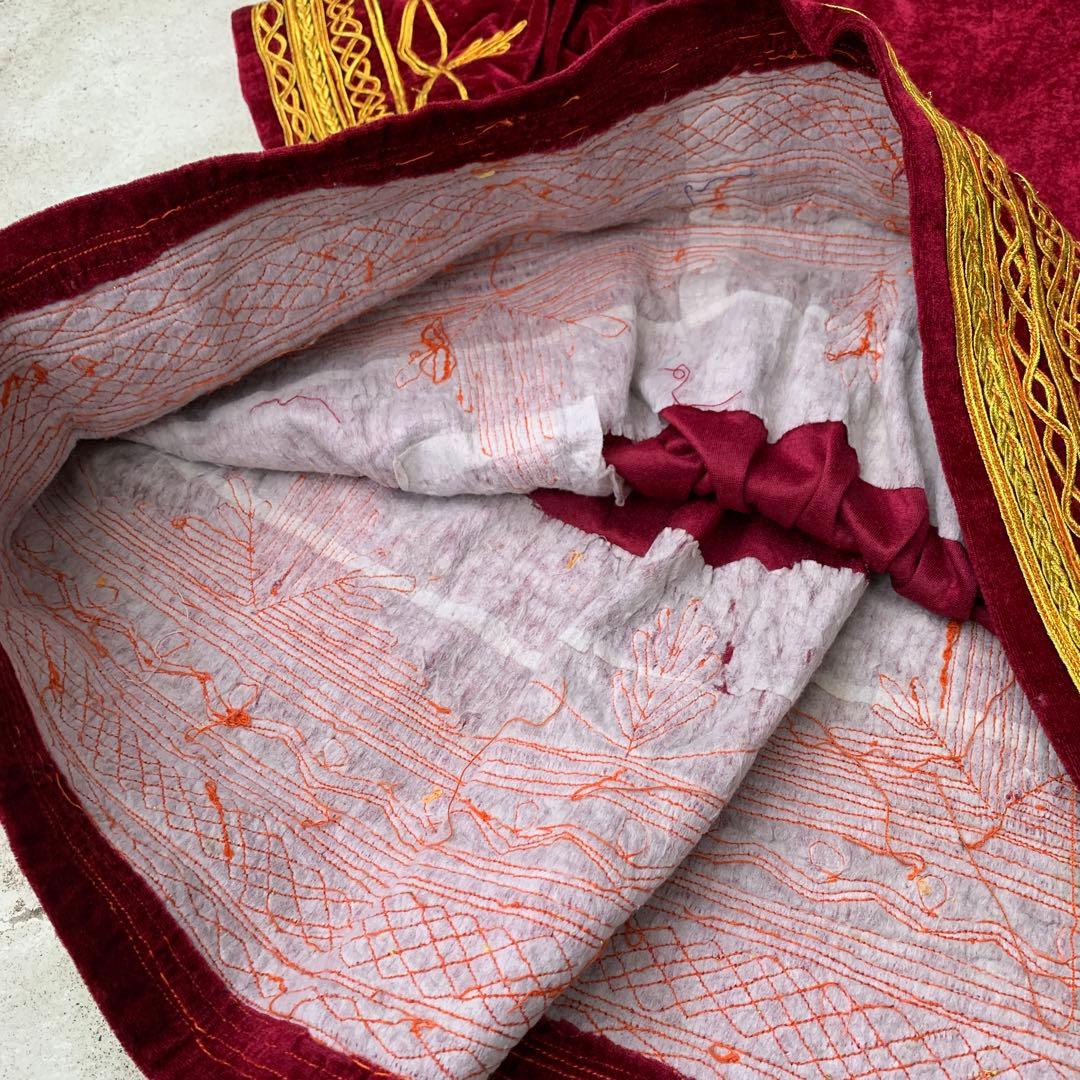 special vintage antique 民族衣裳　ベロア　kids？