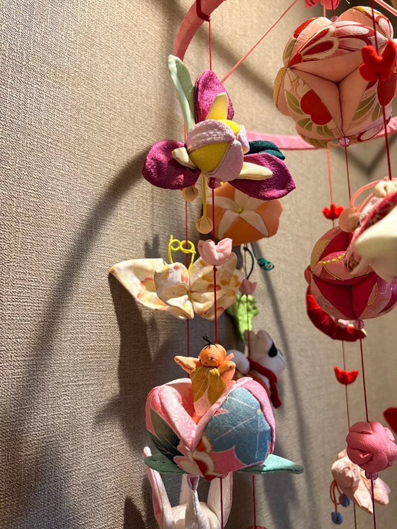 R・オーダー追加分作成中。豪華つるし雛No.177・ひな祭り・桃の節句