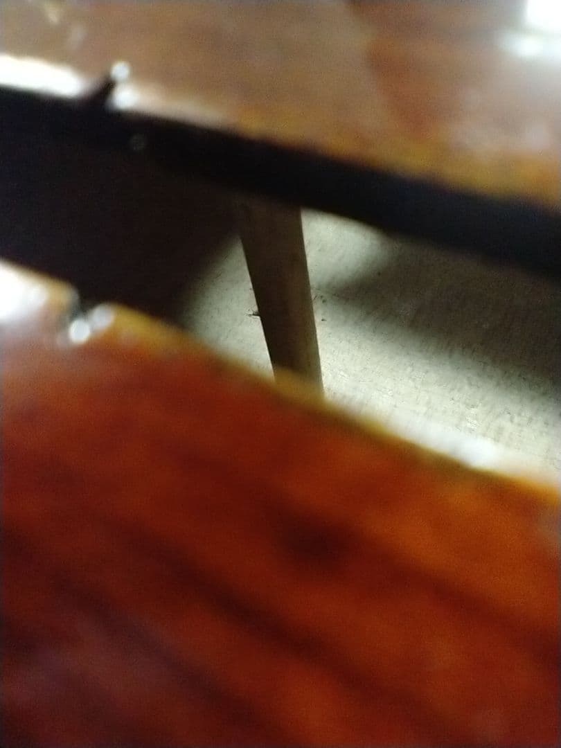 珍しい 、美しいデザインの 手作り バイオリン　カーボンファイバーケース＆弓付き