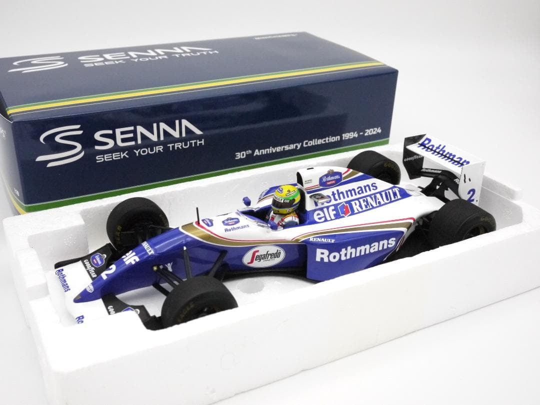 kuusプロフィ重要1/18 ウィリアムズ FW16 ウェザリング セナ