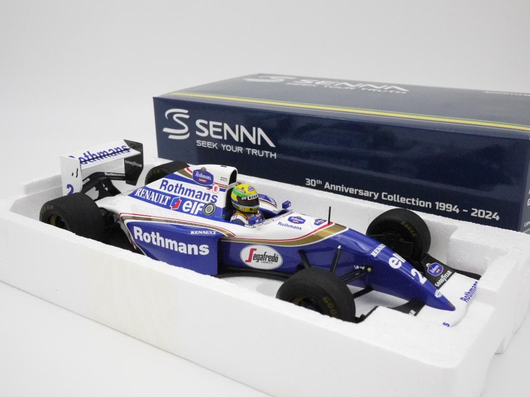 kuusプロフィ重要1/18 ウィリアムズ FW16 ウェザリング セナ