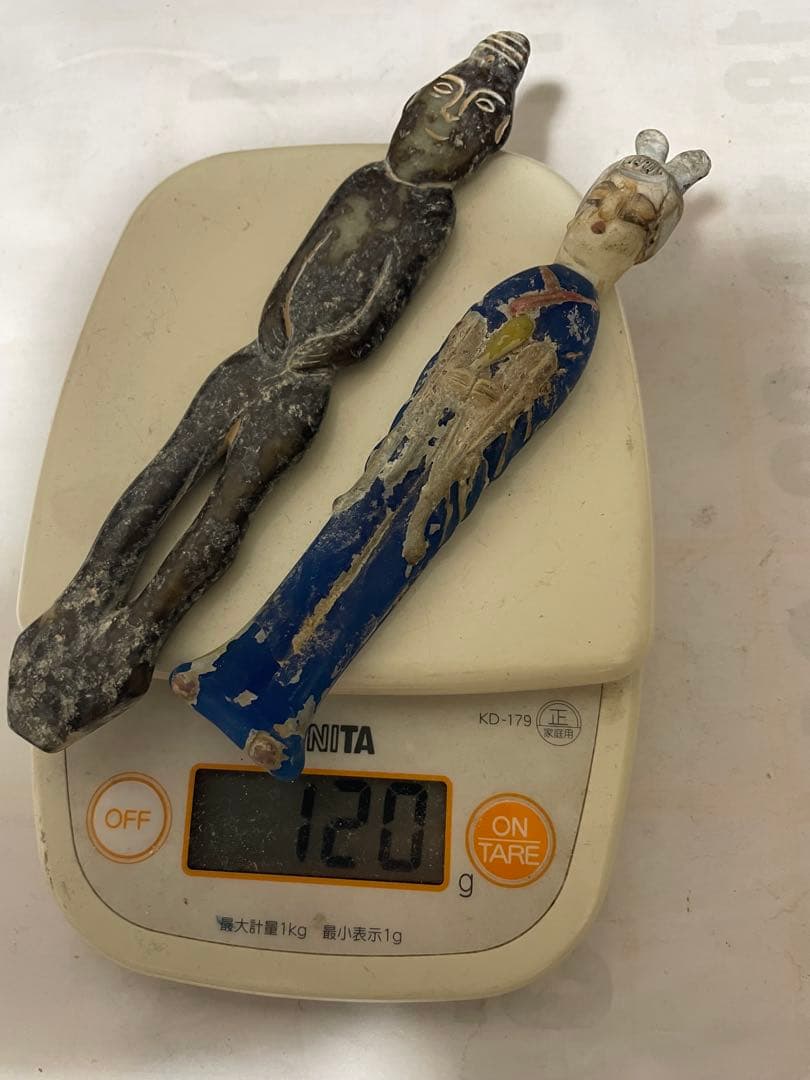 中国美術　人物像　玉石彫刻　古美術