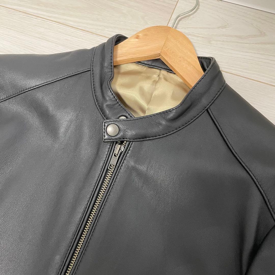 高級✨TAKEO KIKUCHI タケオキクチ　ライダースジャケット　ラムレザー