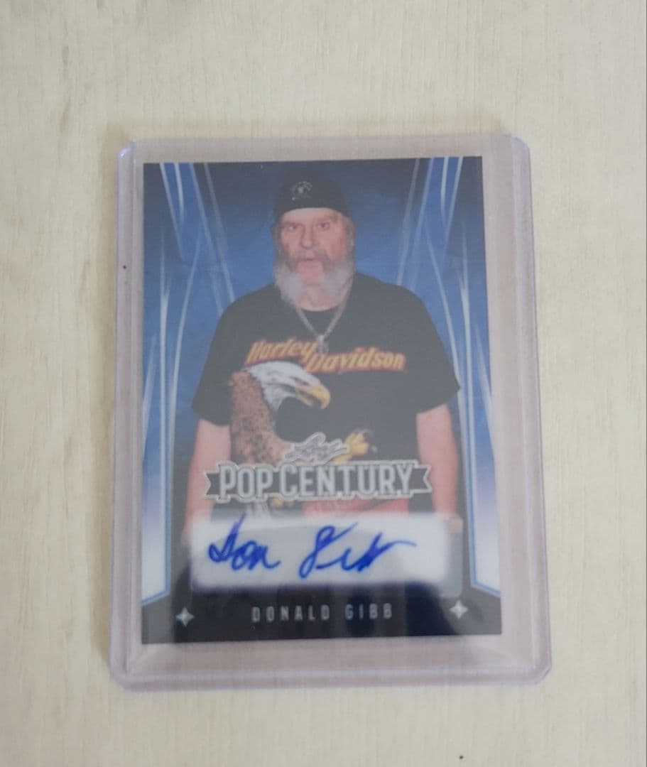 ドナルド・ギブ Donald Gibb サイン POP CENTURY 2/2