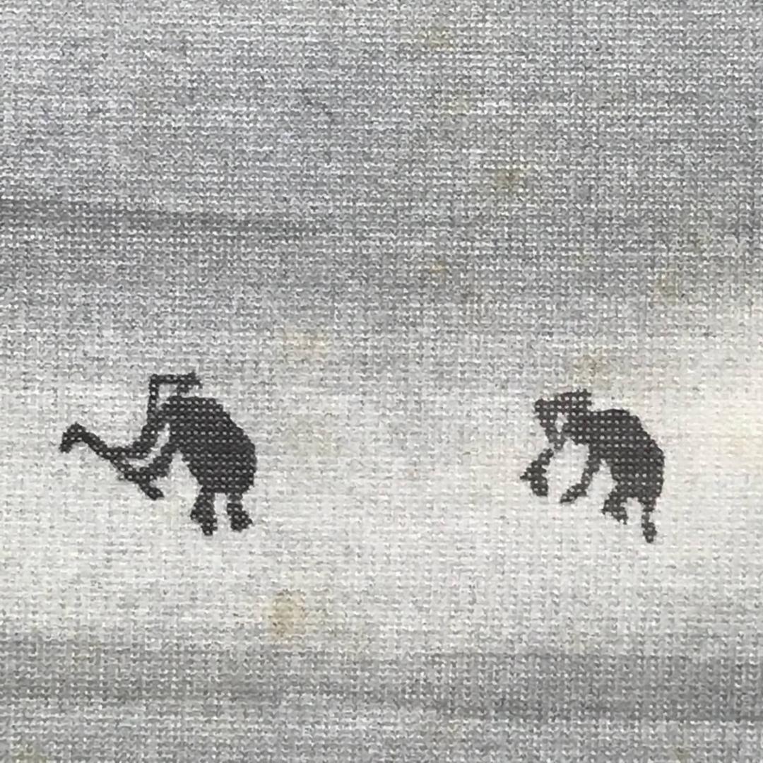 【真作】健/山里の図/山水図/横物/掛軸/名家伝来/AC-428