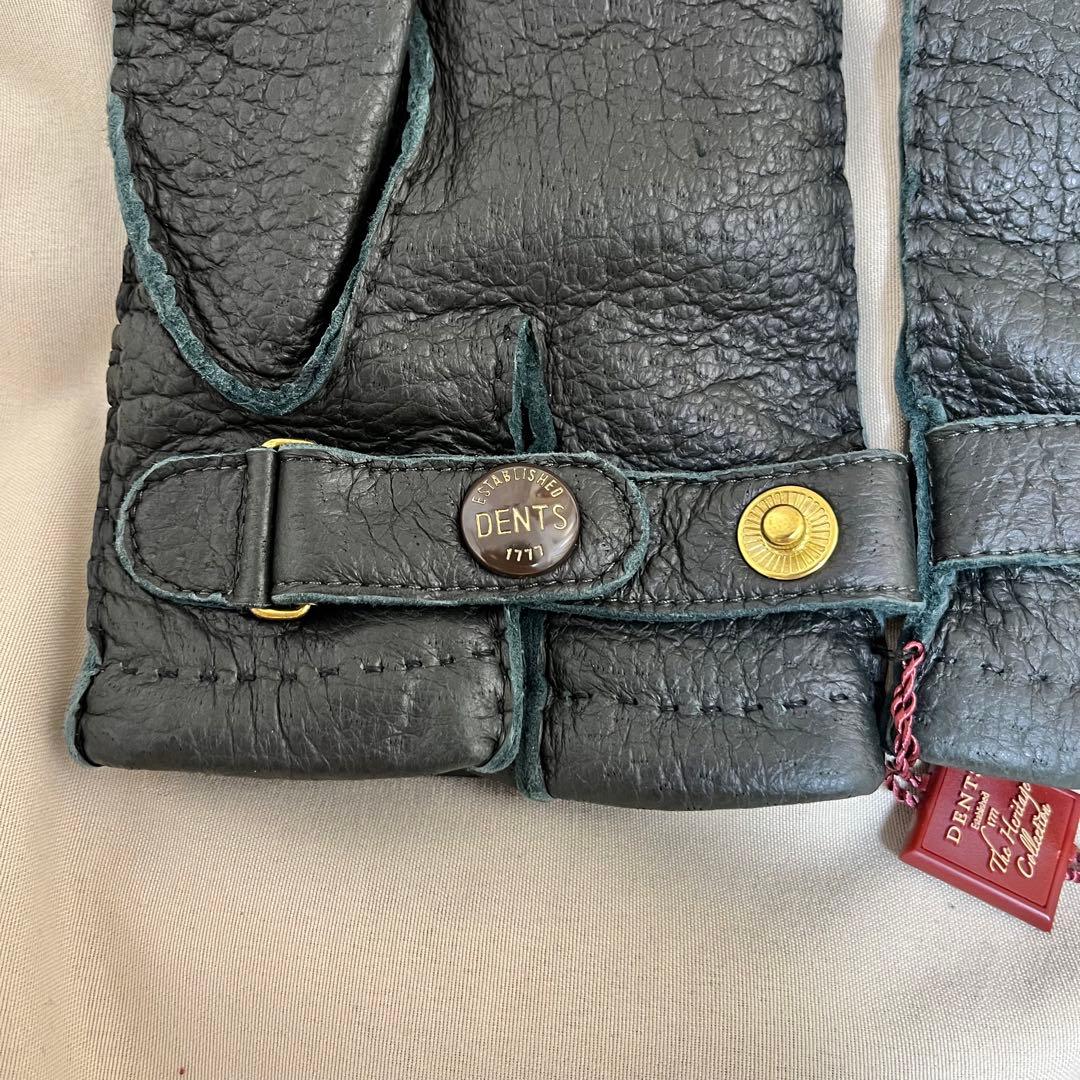 DENTS デンツ ペッカリーレザー カシミヤ グローブ 手袋 15-1564